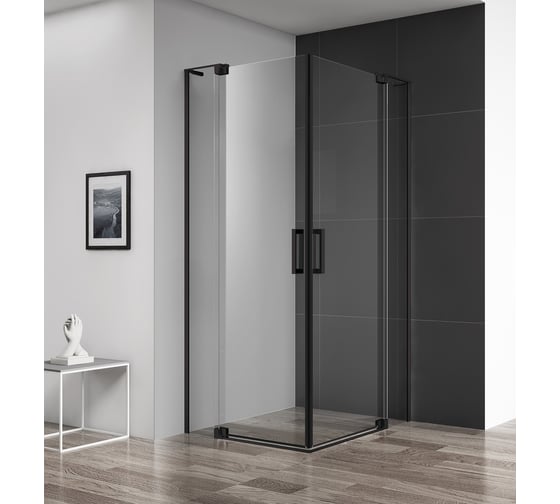 Изображение товара Душевой уголок Cezares SLIDER-A-2-70/80-C-NERO