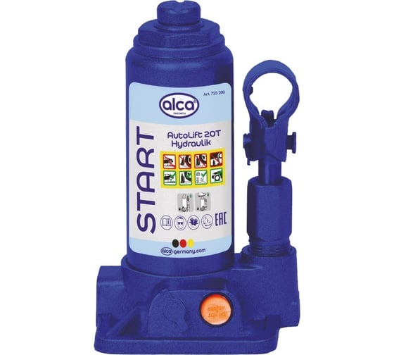 Изображение товара Домкрат гидравлический бутылочный Alca 20 т START 725200
