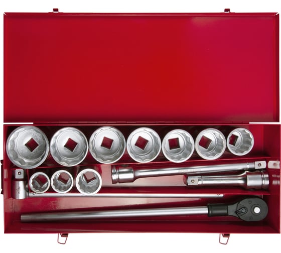 Изображение товара Набор инструмента AV Steel 14 шт, 1", профессионал, в метал. кейсе, шт AV-541014