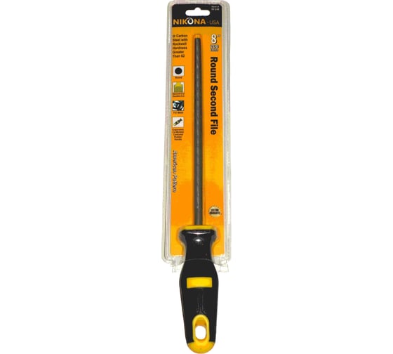 Изображение товара Напильник NIKONA круглый с эргономичной ручкой 200мм 50-248