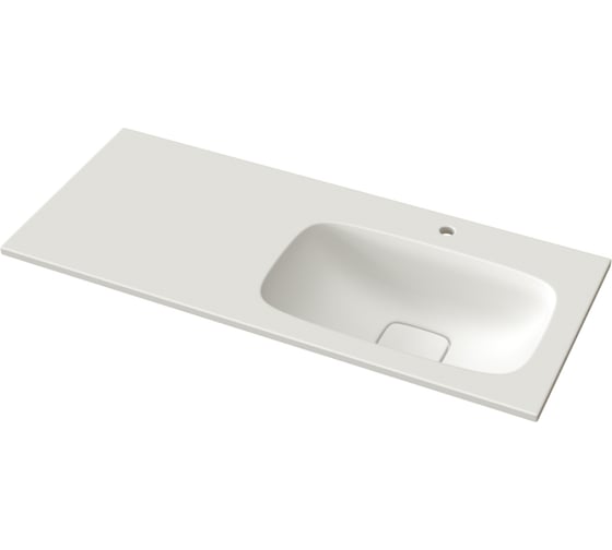 Изображение товара Раковина из литьевого мрамора Taliente Barselona 120 см, правое исполнение ФР-00007068