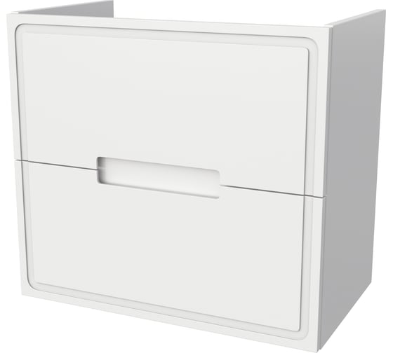 Изображение товара Тумба напольно-подвесная Taliente Olejo 80 см, белый глянец, под раковину Modul, без ножек TA-MBO-80PR-blanco