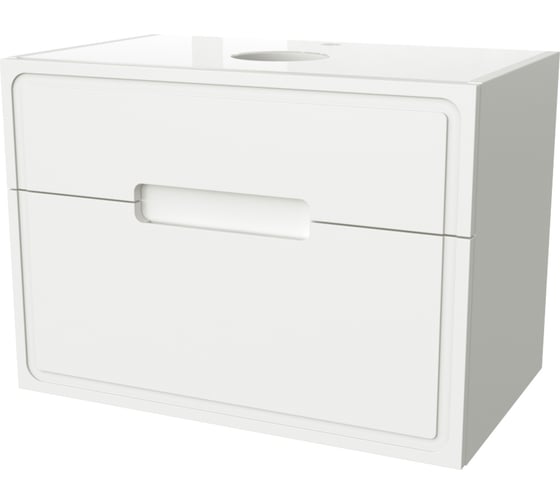 Изображение товара Тумба напольно-подвесная Taliente Olejo 100 см, белый глянец, под столешницу MB-ST, без ножек TA-MBO-100PS-blanco