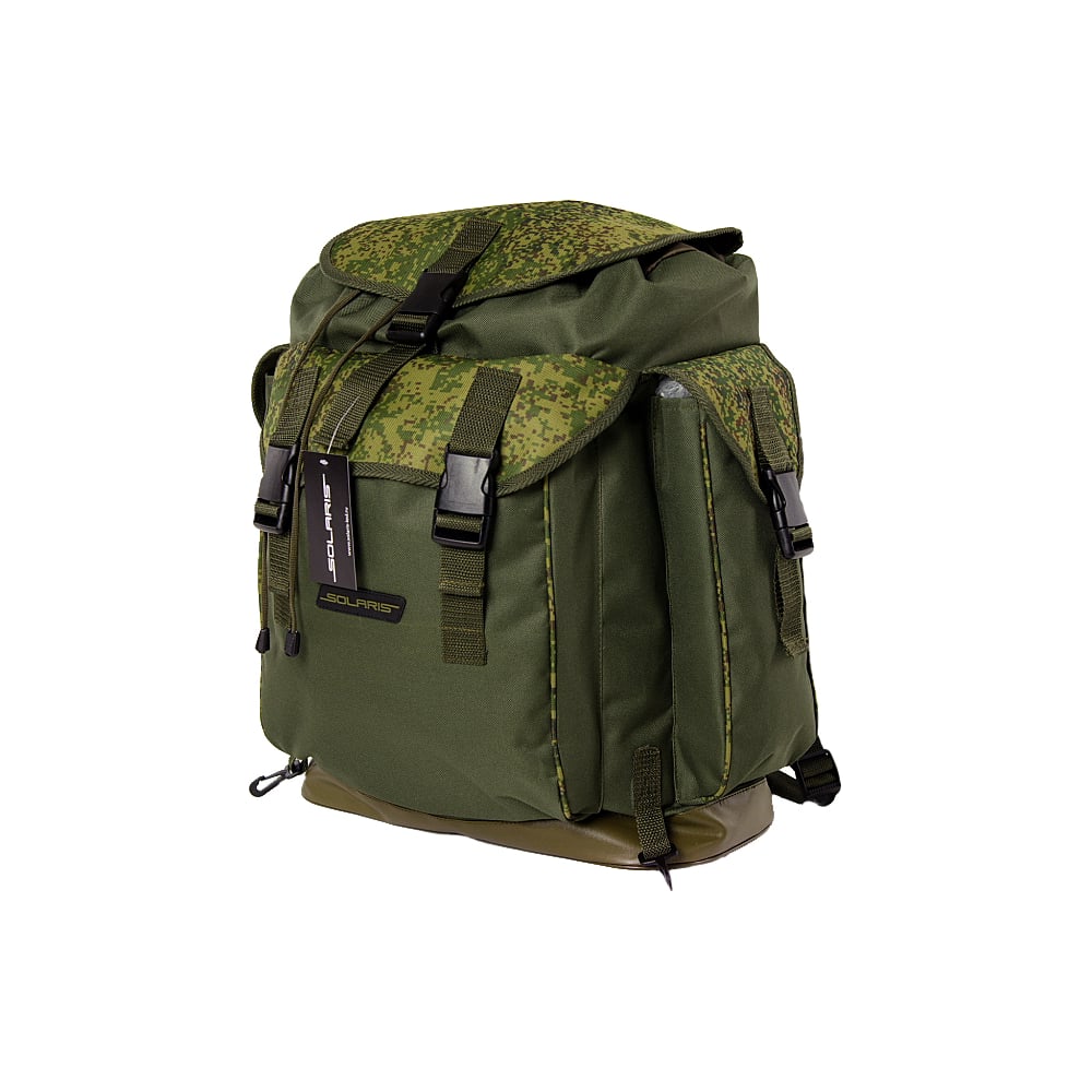 Классический рюкзак SOLARIS рюкзак туристический на затяжке 60 л 4 наружных кармана олива