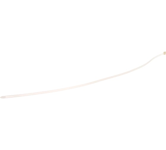 Изображение товара Хомут IEK 8.8x750, белый, нейлон, упаковка 100шт, ИЭК UHH31-D088-750-100