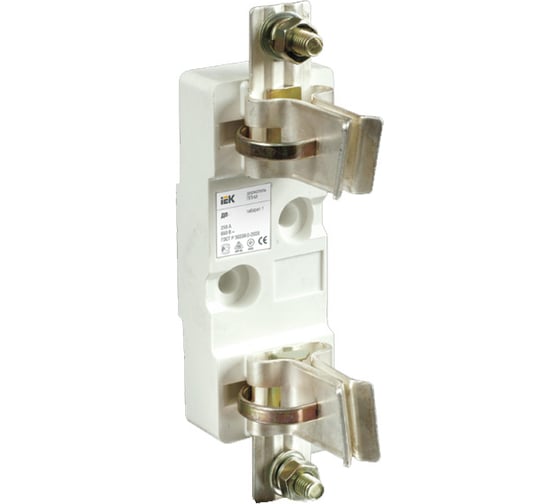Изображение товара Держатель плавкого предохранителя IEK ДП-35, габарит 1, 250А, ИЭК DPP30D-DP-250