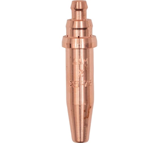 Изображение товара Мундштук ацетиленовый ANM №2, 25-75 мм, для трехтрубного резака KRASS 2411002