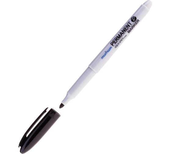 Изображение товара Маркер перманентный Munhwa черный, пулевидный, 1,5мм, 1 шт. FPM-01