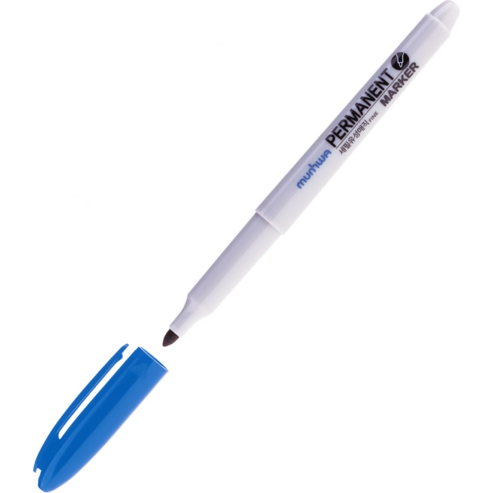 Пулевидный перманентный маркер Munhwa маркер перманентный пулевидный 3 мм синий crown multi marker cpm 800