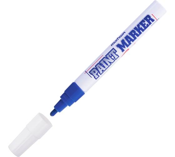 Изображение товара Маркер краска Munhwa синий 4мм PM-02