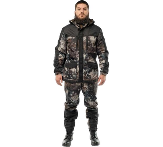 Изображение товара Костюм демисезонный мужской Fantom Force Gorka Light 506-4\Black, рост 170-176, размер 112-116 FFLD-1-02-5064-3-112