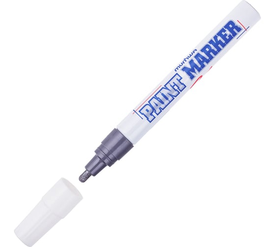 Изображение товара Маркер краска Munhwa серебро 4мм PM-06