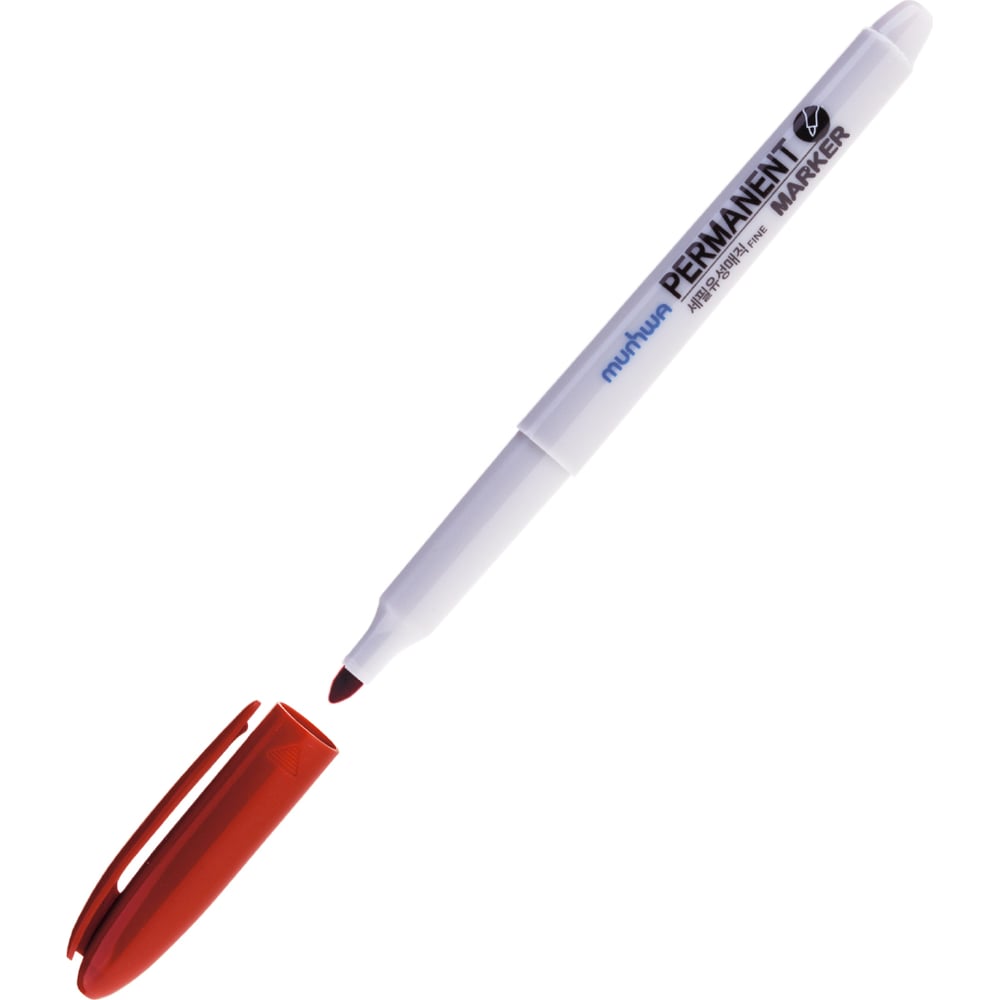 Пулевидный перманентный маркер Munhwa маркер crown перманентный красный 3мм cpm 800к