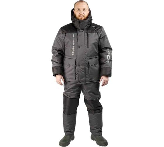 Изображение товара Костюм зимний мужской Fantom Force SEVERUS D/Grey\Black, рост 170-176, размер 112-116 FFLWК-1-02-DGBL-3-112