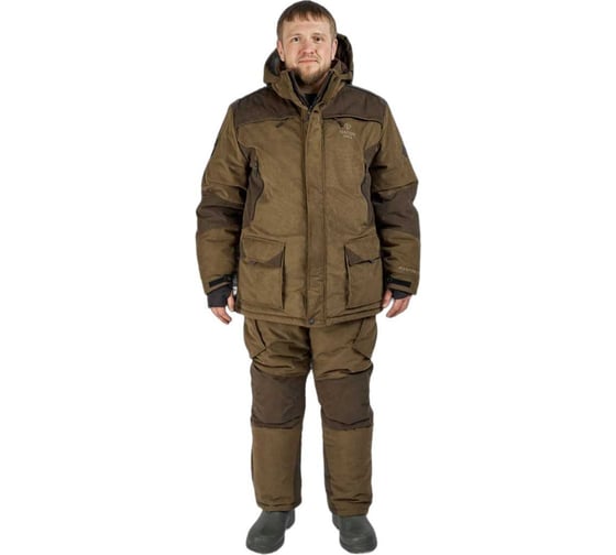 Изображение товара Зимний мужской охотничий костюм Fantom Force ARCHER, L/BROWN #21\D/BROWN #22, рост 170-176, размер 112-116 FFPWК-1-07-LB21DB22-3-112
