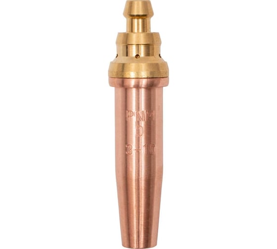 Изображение товара Мундштук пропановый PNM №0, 3-10 мм, 1/32 для трехтрубного резака KRASS 2421224