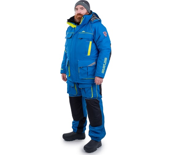 Изображение товара Костюм для рыбалки GRAYLING Камчатка зимний, темно-синий/лайм, р-р 56-58, рост 182-188 4610097083976