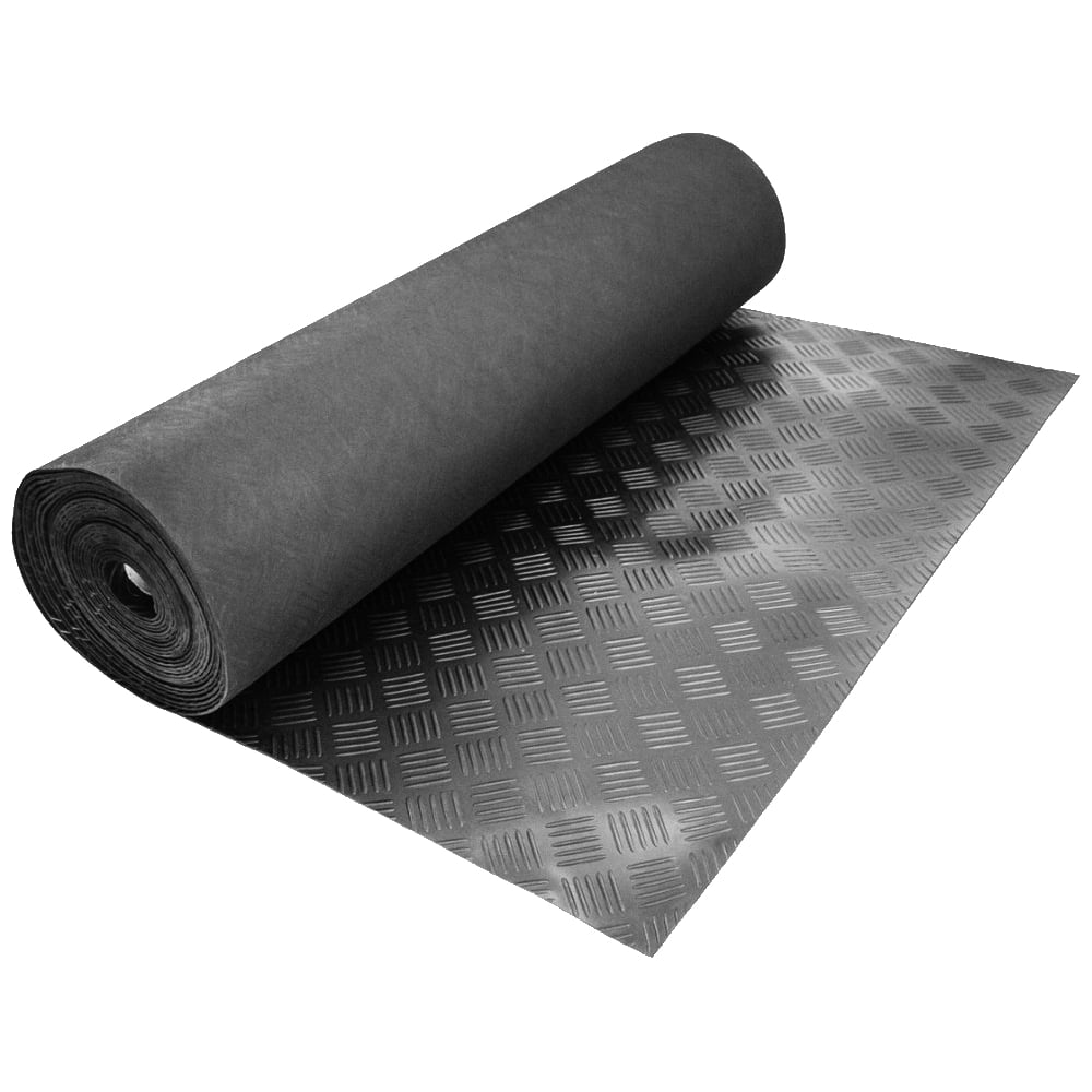 Изображение товара Резиновое покрытие ТЕХНОЛОГИЯ Шахматы 1.2х10 м черное