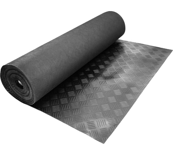 Изображение товара Покрытие резиновое ТЕХНОЛОГИЯ Шахматы, 1.2x10 м, черный 00-00007327