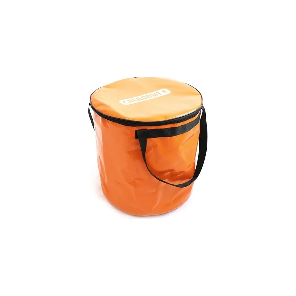 Ведро с крышкой для рыбы Следопыт ПВХ, 49x49x40 см, цвет оранжевый PF-FB-05