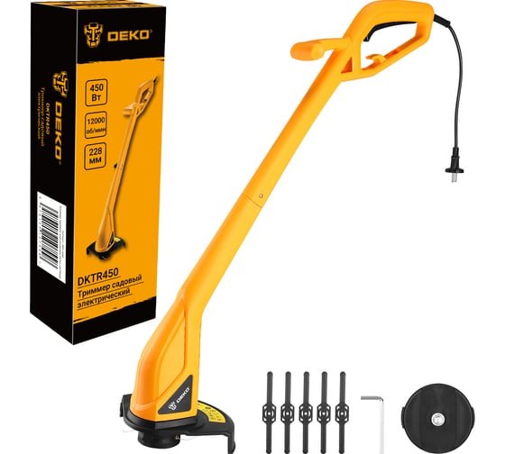 Изображение товара Триммер садовый электрический DEKO DKTR450 065-1240