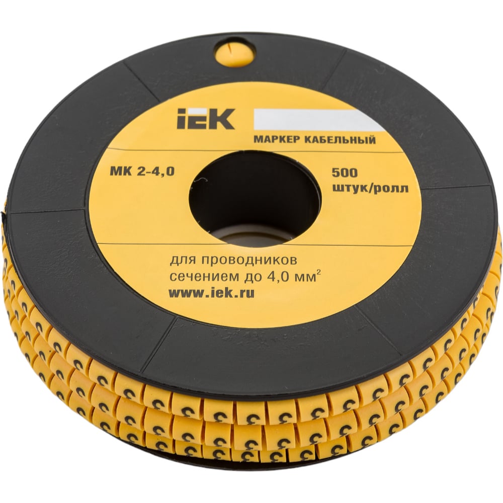 Изображение товара Маркировочное кольцо IEK 2-4мм 500 шт UMK20-3