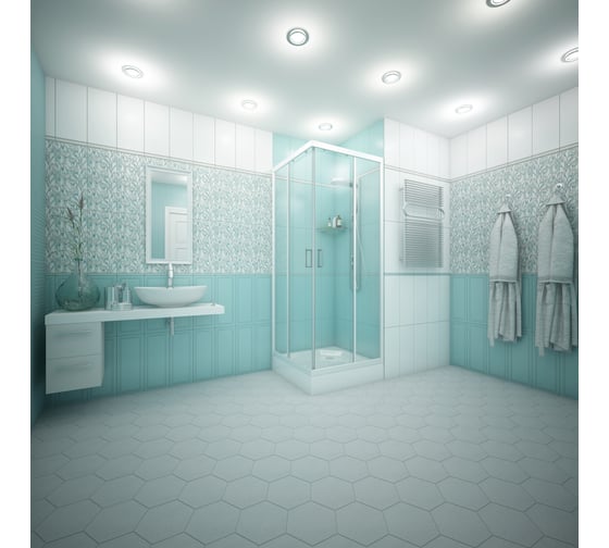 Изображение товара Душевое ограждение МетаКам Universal 900 мм, стекло прозрачное KSP_011749 4620034052675