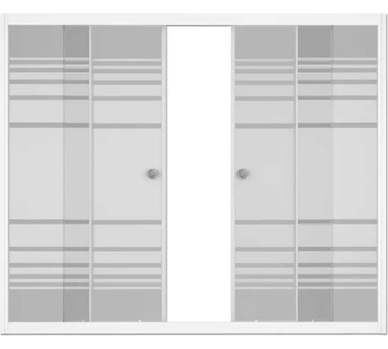 Изображение товара Душевая ширма купе на ванну Метакам 1490х1400 мм, матовое стекло ШСS_009279 4607062693896