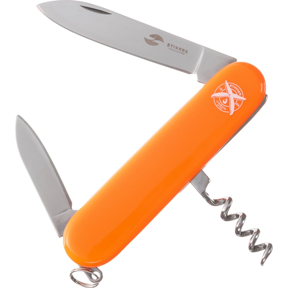 Изображение товара Перочинный нож Stinger 90 мм 4 функции оранжевый FK-K5005NH-4F