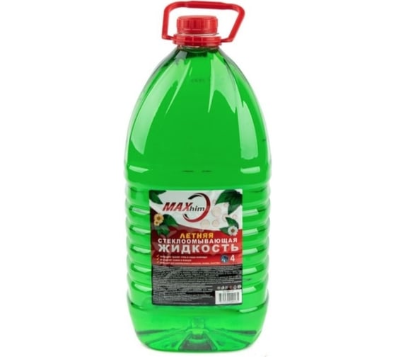 Изображение товара Стеклоомывающая жидкость MAXHIM 4 л, летняя, упаковка ПЭТ MH1100