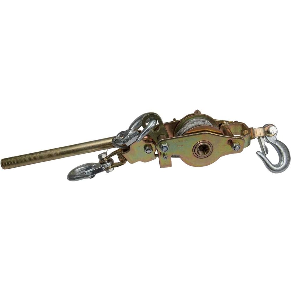 Изображение товара Ручная лебедка НИЛЕД P-3000 профессиональная 3 тонны прочный стальной трос