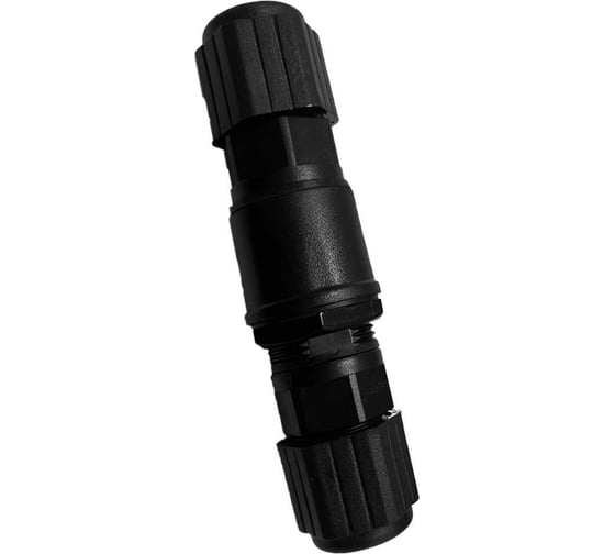 Изображение товара Кабельный коннектор RJ45-RJ45 Retic cat.5e/6, герметичный (IP67), цанг зажимы экранированный чёрный TWCS-STP67-OUTDOOR