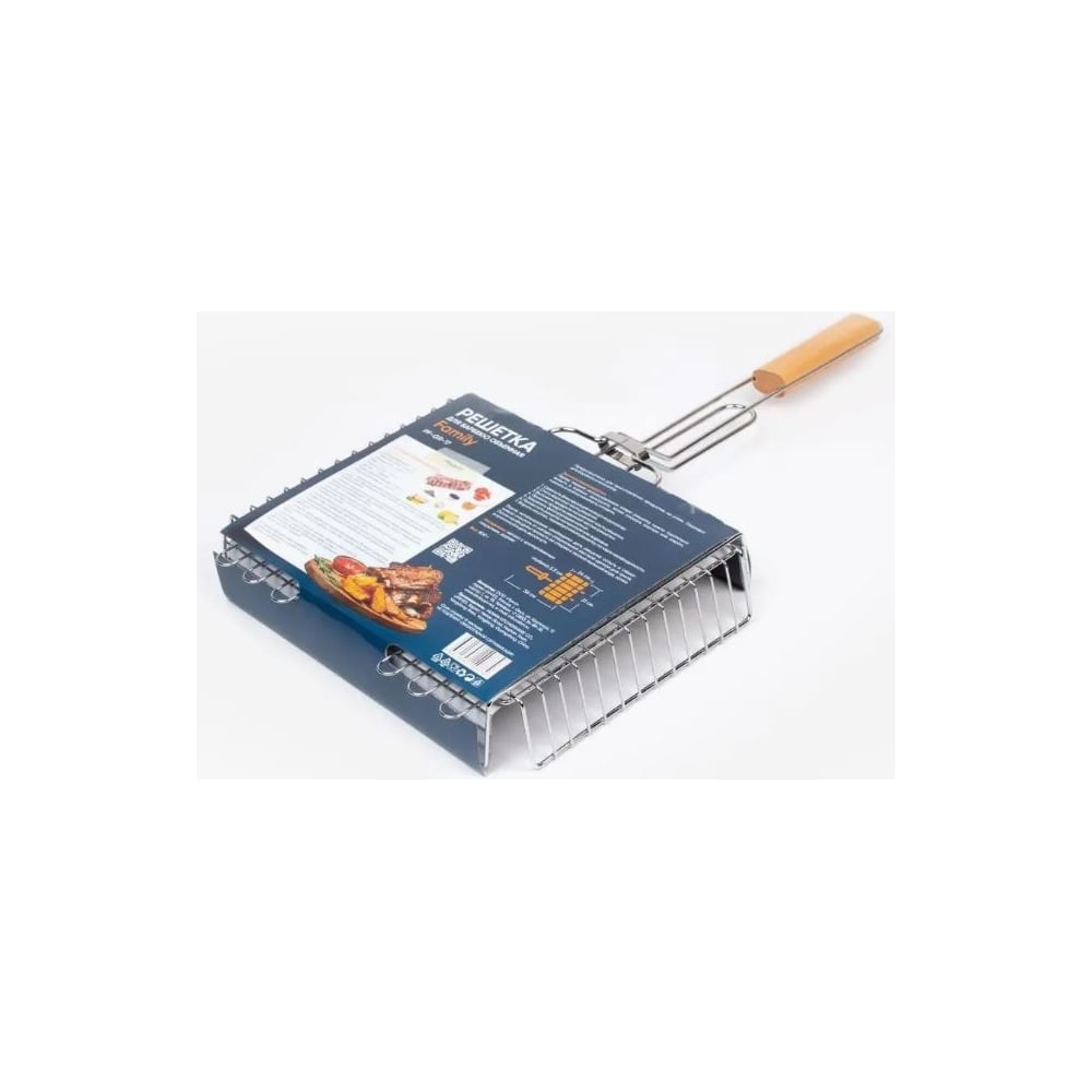 Изображение товара Решетка для барбекю Следопыт объемная Family 31x24 см PF-GR-17