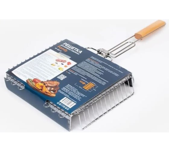 Изображение товара Решетка для барбекю Следопыт объемная Family, 31x24x5.5 см PF-GR-17