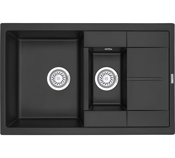 Изображение товара Кухонная мойка GRANULA GR-7802 турмалин