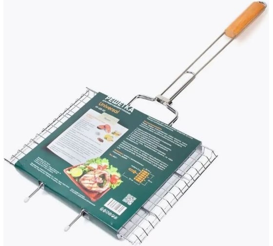 Изображение товара Решетка для гриля и барбекю Следопыт Universal плоская 36x25x2 см PF-GR-20