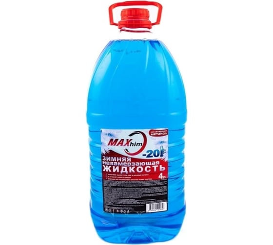 Изображение товара Незамерзающая жидкость MAXHIM 4 л, до -20, упаковка ПЭТ MH1120
