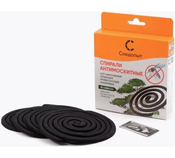 Изображение товара Спирали антимоскитные Следопыт 10 шт, коробка с подвесом PF-IR-04