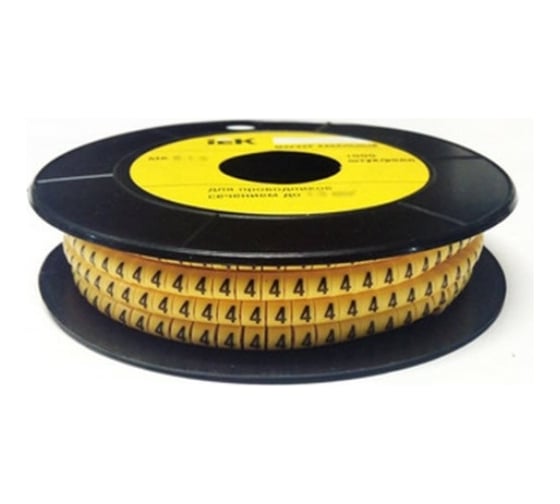 Изображение товара Маркировочное кольцо IEK 3-10мм, A, МК, 180шт/ролл UMK40-A