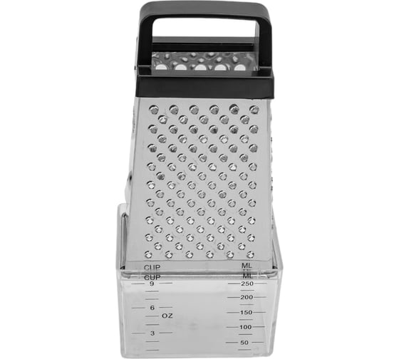 Изображение товара Терка Lara 4 поверхности, контейнер 250мл, высота 15 см, измерительная шкала LR07-55