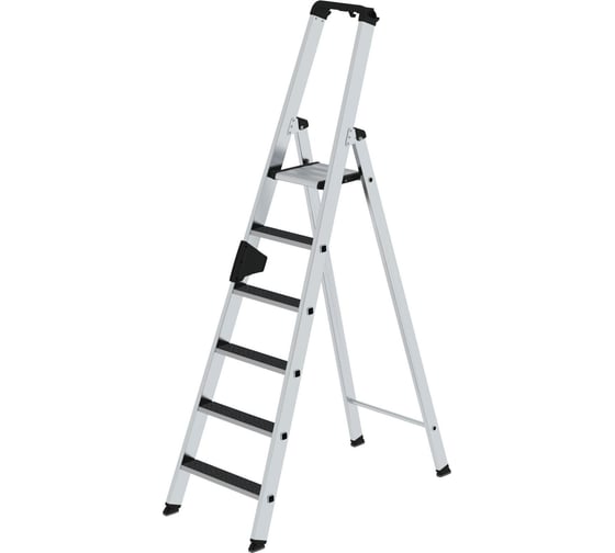 Изображение товара Стремянка MUNK 6 ступеней с покрытием Clip-Step R13 рукоятка Ergo-pad 041626