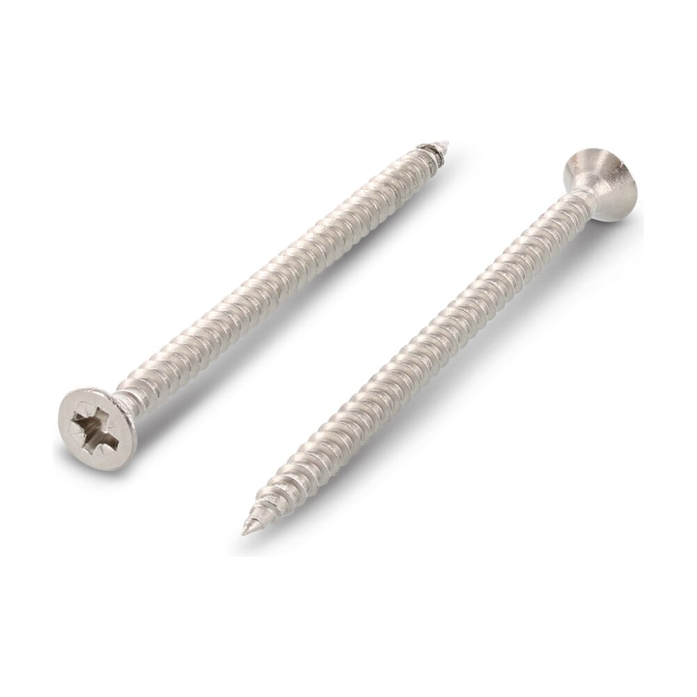 Изображение товара Саморез по дереву Metiz-A2 M5.0x20 мм, нержавеющий, 50 шт