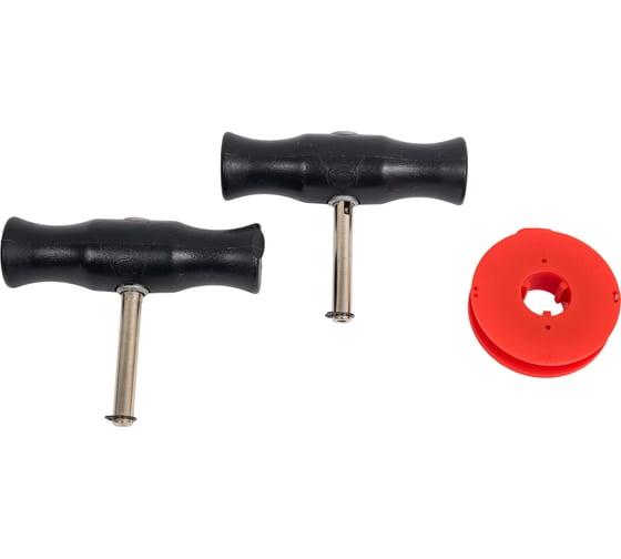 Изображение товара Держатель струны для срезания стёкол SOLID размер 130 130 мм + струна 10 м 374.445.1