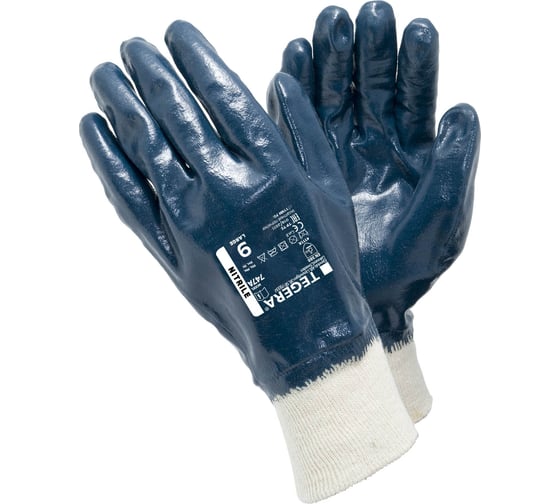 Изображение товара Нитриловые рабочие перчатки с обливом водо- и маслоотталкивающие TEGERA, размер 10 747А-10