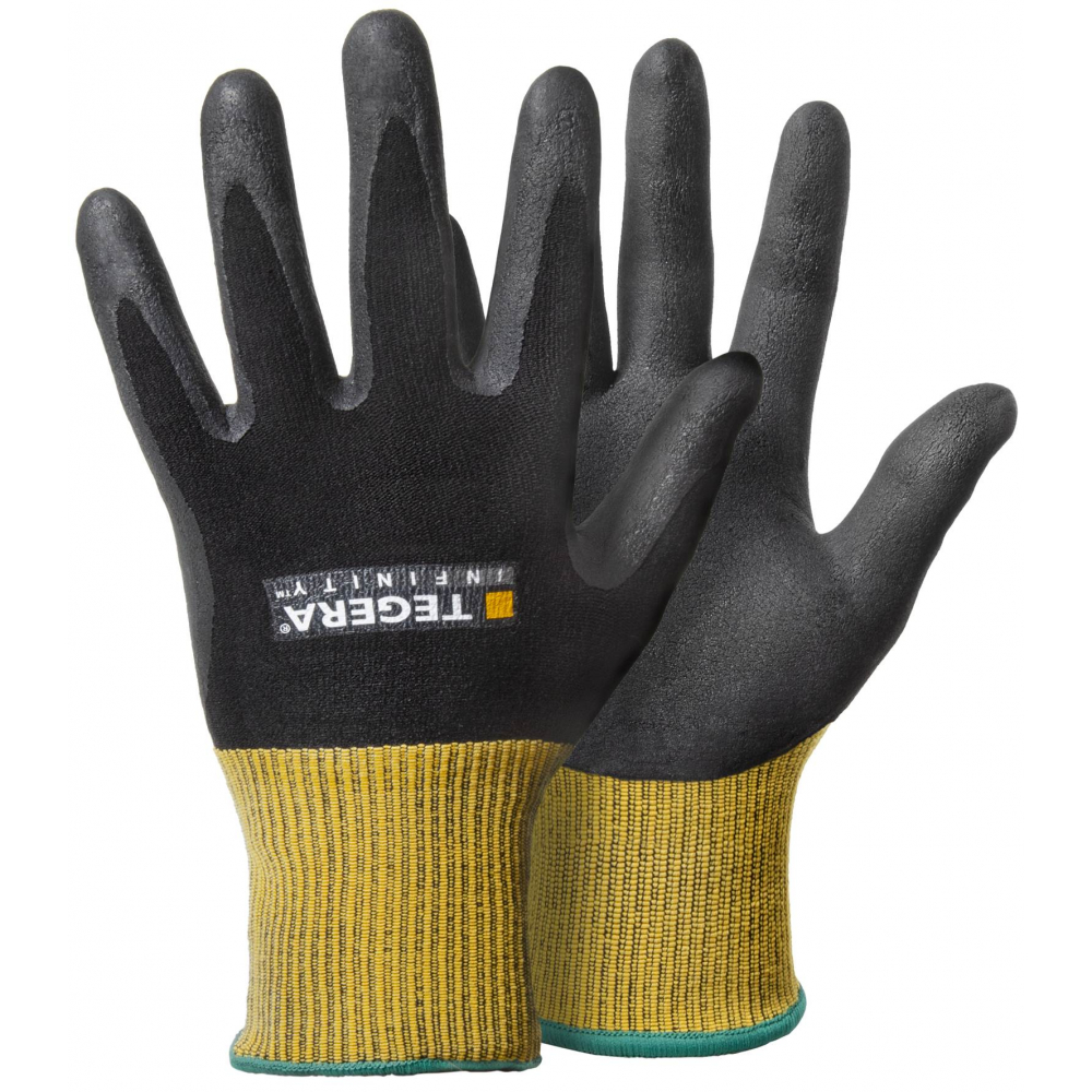 Нитриловые рабочие перчатки для защиты от механических рисков TEGERA нитриловые рабочие перчатки tegera