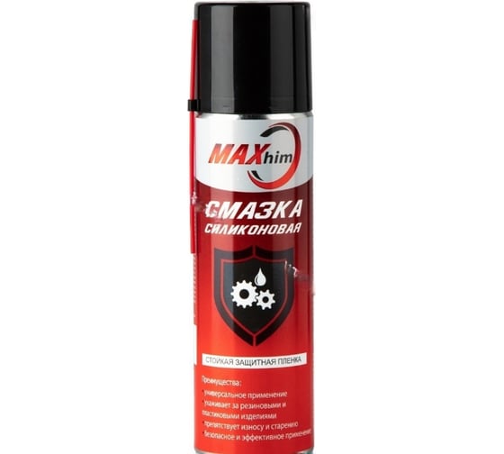 Изображение товара Силиконовая смазка MAXHIM 335 мл, аэрозоль MH080505