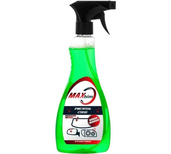 Изображение товара Очиститель стекол MAXHIM 500 мл, триггер MH5011