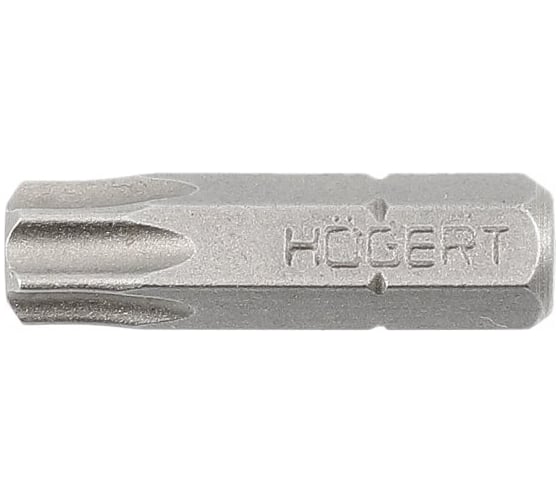 Изображение товара Биты TORX 8, 25 мм, сталь S2, 5 шт HOEGERT TECHNIK HT1S334