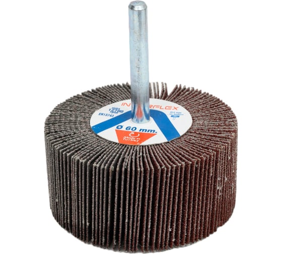 Изображение товара Шлифовальная лепестковая головка AC621X 60x30x6 мм, Р80 Interflex 2044801910