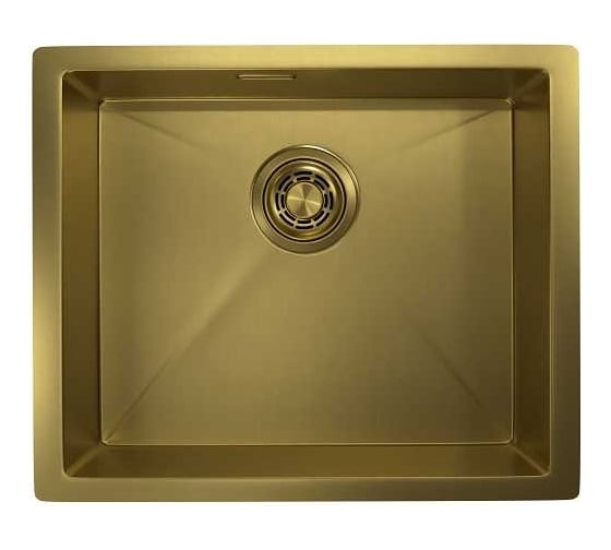 Изображение товара Кухонная мойка стальная GRANULA GR-5445U золото сатин